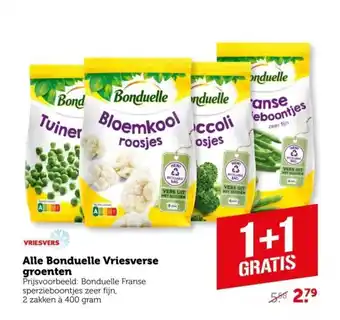 Coop Alle Bonduelle Vriesverse groenten aanbieding
