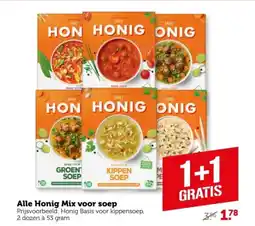 Coop Alle Honig Mix voor soep aanbieding
