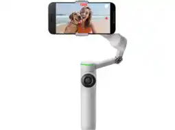 MediaMarkt Insta360 Flow 2 Pro Standaard Bundle Stone Grey Gimbal aanbieding