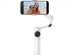 MediaMarkt Insta360 Flow 2 Pro Standaard Bundle Summit White Gimbal aanbieding