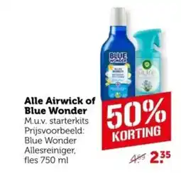 Coop Alle Airwick of Blue Wonder aanbieding