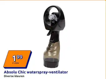 Action Absolu Chic waterspray-ventilator aanbieding