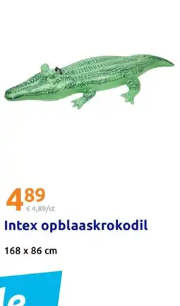 Action Intex opblaaskrokodil aanbieding