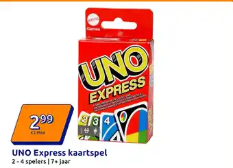 Action UNO Express kaartspel aanbieding
