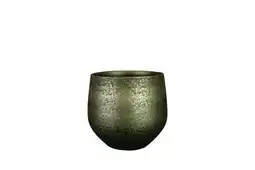Welkoop TS COLLECTION Noor - Bloempot - Velvet Green - 27 cm aanbieding