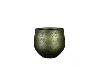 Welkoop TS COLLECTION Noor - Bloempot - Velvet Green - 27 cm aanbieding