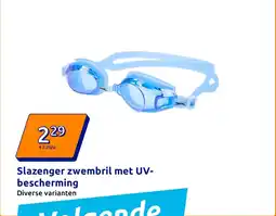 Action Slazenger zwembril met UV bescherming aanbieding