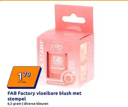 Action FAB Factory vloeibare blush met stempel aanbieding