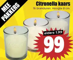 Dirk Citronella kaars aanbieding