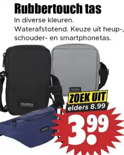 Dirk Rubbertouch tas aanbieding