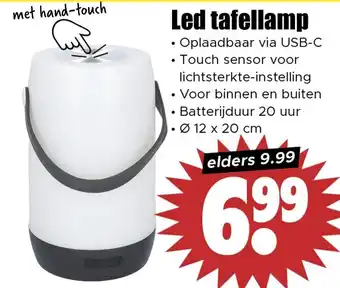 Dirk Led tafellamp aanbieding