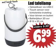 Dirk Led tafellamp aanbieding