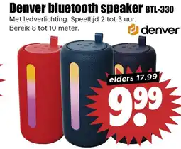 Dirk Denver bluetooth speaker BTL 330 aanbieding