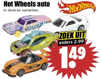 Dirk Hot Wheels auto aanbieding