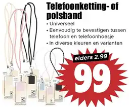 Dirk Telefoonketting-of polsband aanbieding