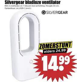 Dirk Silvergear bladloze ventilator aanbieding