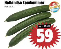 Dirk Hollandse komkommer aanbieding