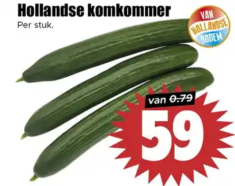 Dirk Hollandse komkommer aanbieding