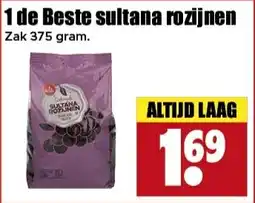 Dirk 1 de Beste sultana rozijnen aanbieding