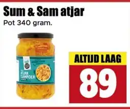 Dirk Sum & Sam atjar aanbieding