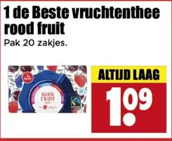 Dirk 1 de Beste vruchtenthee rood fruit aanbieding