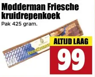 Dirk Modderman Friesche kruidrepenkoek aanbieding