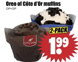 Dirk Oreo of Côte d'Or muffins aanbieding