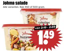 Dirk Johma salade aanbieding