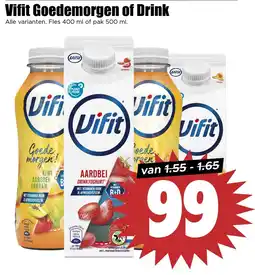 Dirk Vifit Goedemorgen of Drink aanbieding