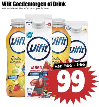 Dirk Vifit Goedemorgen of Drink aanbieding