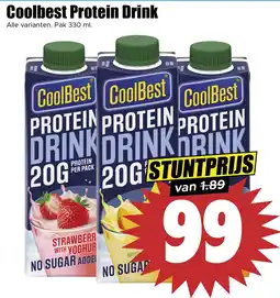 Dirk Coolbest Protein Drink aanbieding