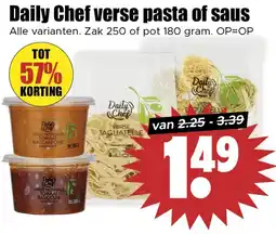 Dirk Daily Chef verse pasta of saus aanbieding