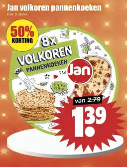 Dirk Jan volkoren pannenkoeken aanbieding