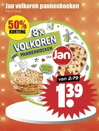 Dirk Jan volkoren pannenkoeken aanbieding