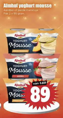 Dirk Almhof yoghurt mousse aanbieding