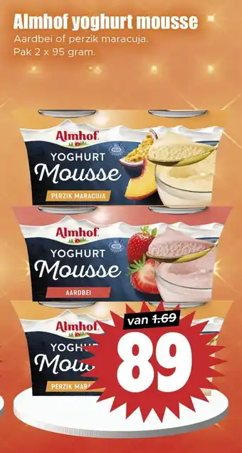 Dirk Almhof yoghurt mousse aanbieding