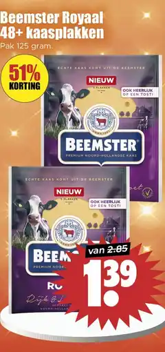Dirk Beemster Royaal 48+ kaasplakken aanbieding