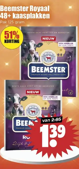 Dirk Beemster Royaal 48+ kaasplakken aanbieding