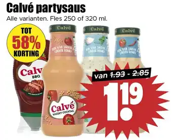 Dirk Calvé partysaus aanbieding
