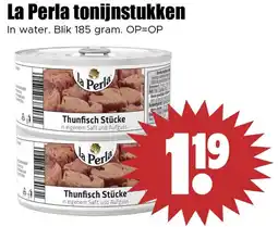 Dirk La Perla tonijnstukken aanbieding
