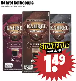 Dirk Kahrel koffiecup aanbieding