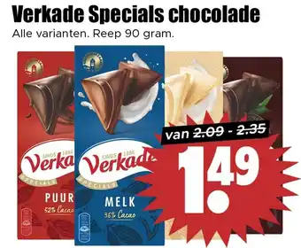Dirk Verkade Specials chocolade aanbieding