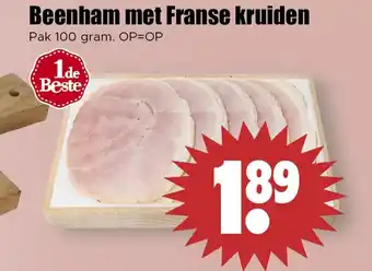 Dirk Beenham met Franse kruiden aanbieding
