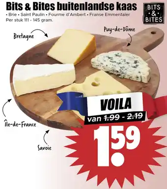Dirk Bits & Bites buitenlandse kaas aanbieding