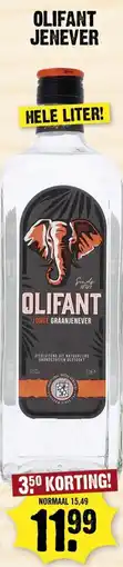 Dirk Olifant Jenever aanbieding
