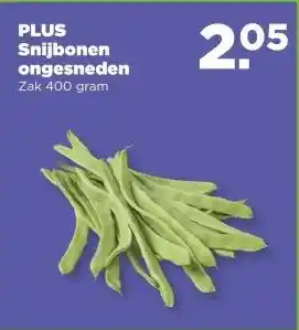 PLUS PLUS Snijbonen ongesneden aanbieding
