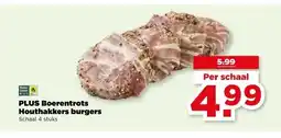 PLUS PLUS Boerentrots Houthakkers burgers aanbieding