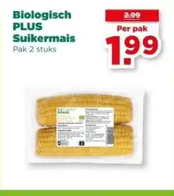 PLUS Biologisch PLUS Suikermais aanbieding