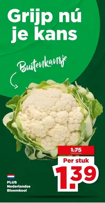 PLUS PLUS Nederlandse Bloemkool aanbieding