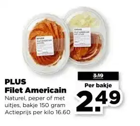 PLUS PLUS Filet Americain aanbieding